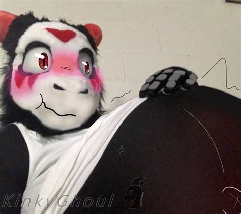 fursuit belly inflation